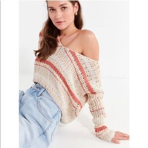 Urban outfitters Cotton Long Sleeve Knit Top